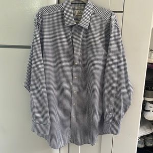 JOS a bank Non Iron Dress shirt Non iron tailored fit
17.5-36